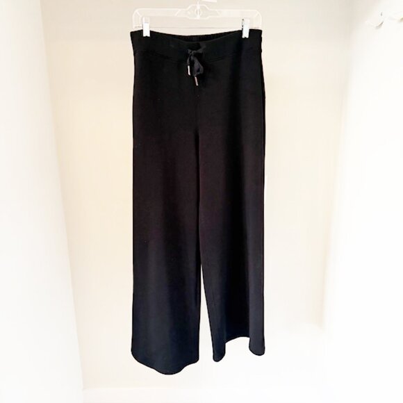 SPANX AirEssentials® Wide Leg Pant, Very Black, Size L - Picture 6 of 8